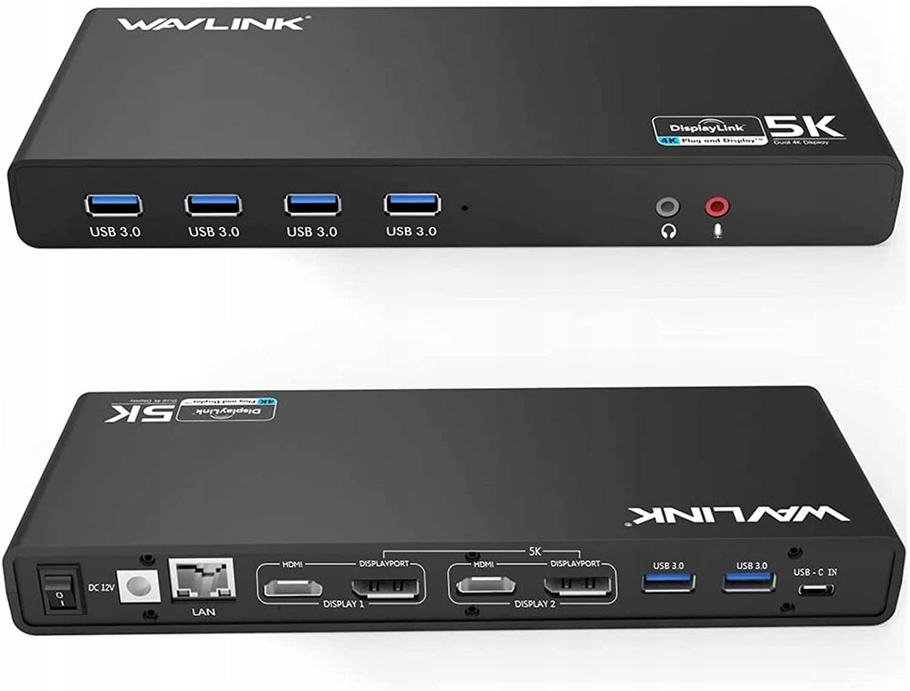 WAVLINK Uniwersalna stacja dokująca USB 3.0 12544102127 oficjalne