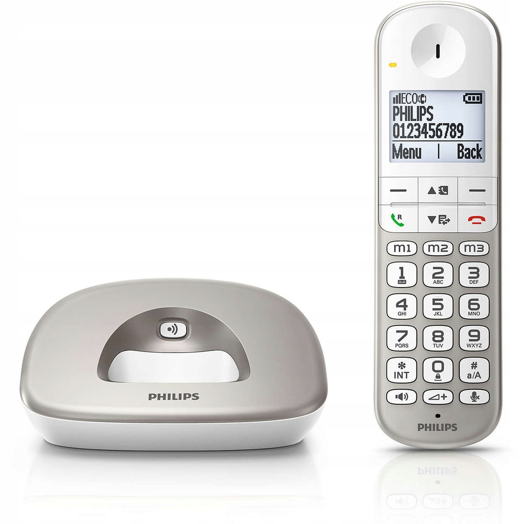 Купить Большой беспроводной домашний телефон Philips XL490: отзывы, фото, характеристики в интерне-магазине Aredi.ru