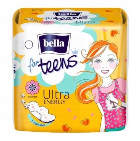 Podpaski Bella For Teens Ultra Energy 10szt.