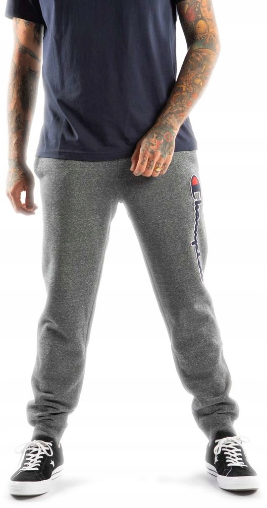 CHAMPION RIB CUFF PANTS EM516 D (M) Męskie Spodnie