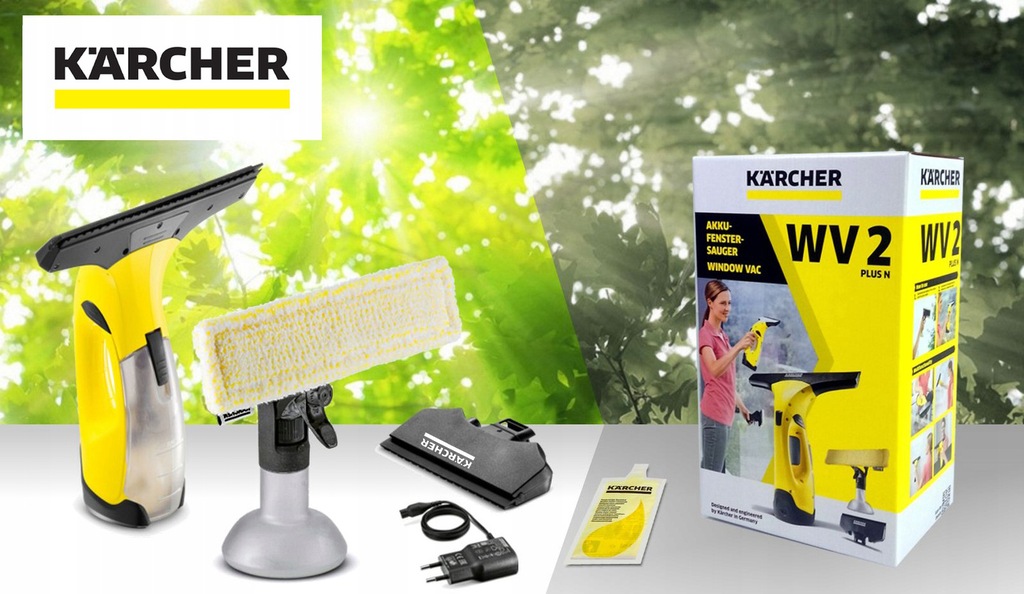 Купить KARCHER WV2 WV ОКОНОМОЙКА 2 ВЫСОКИХ ОКНА: отзывы, фото, характеристики в интерне-магазине Aredi.ru