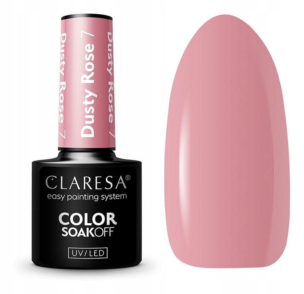 Claresa Dusty Rose Lakier hybrydowy 5g (7)
