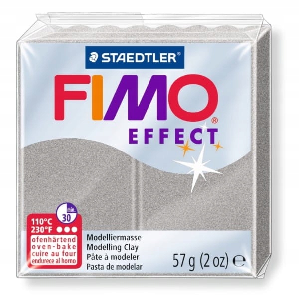 MODELINA FIMO METALICZNA kolor light silver -817