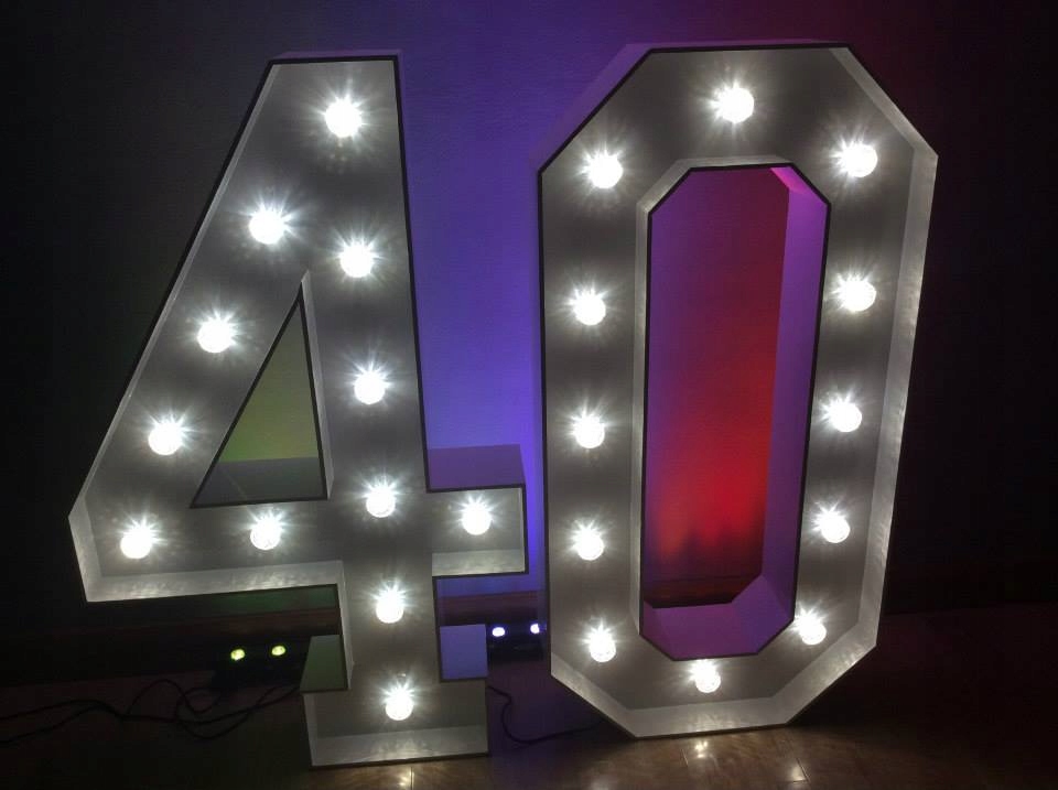 40 czterdzieści LED świecące cyfry 120 cm sprzedaż