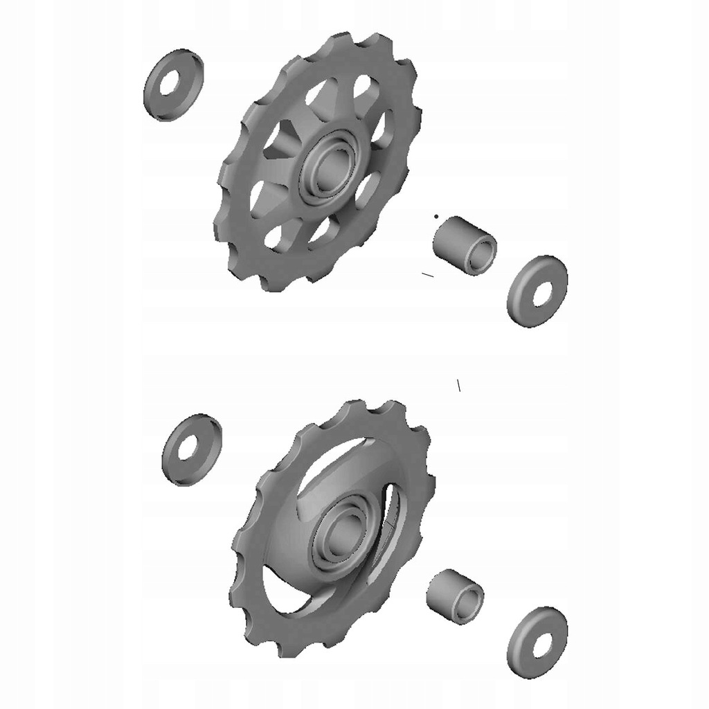 Kółka kółeczka przerzutki RD TX35 TX55 TX75 M280