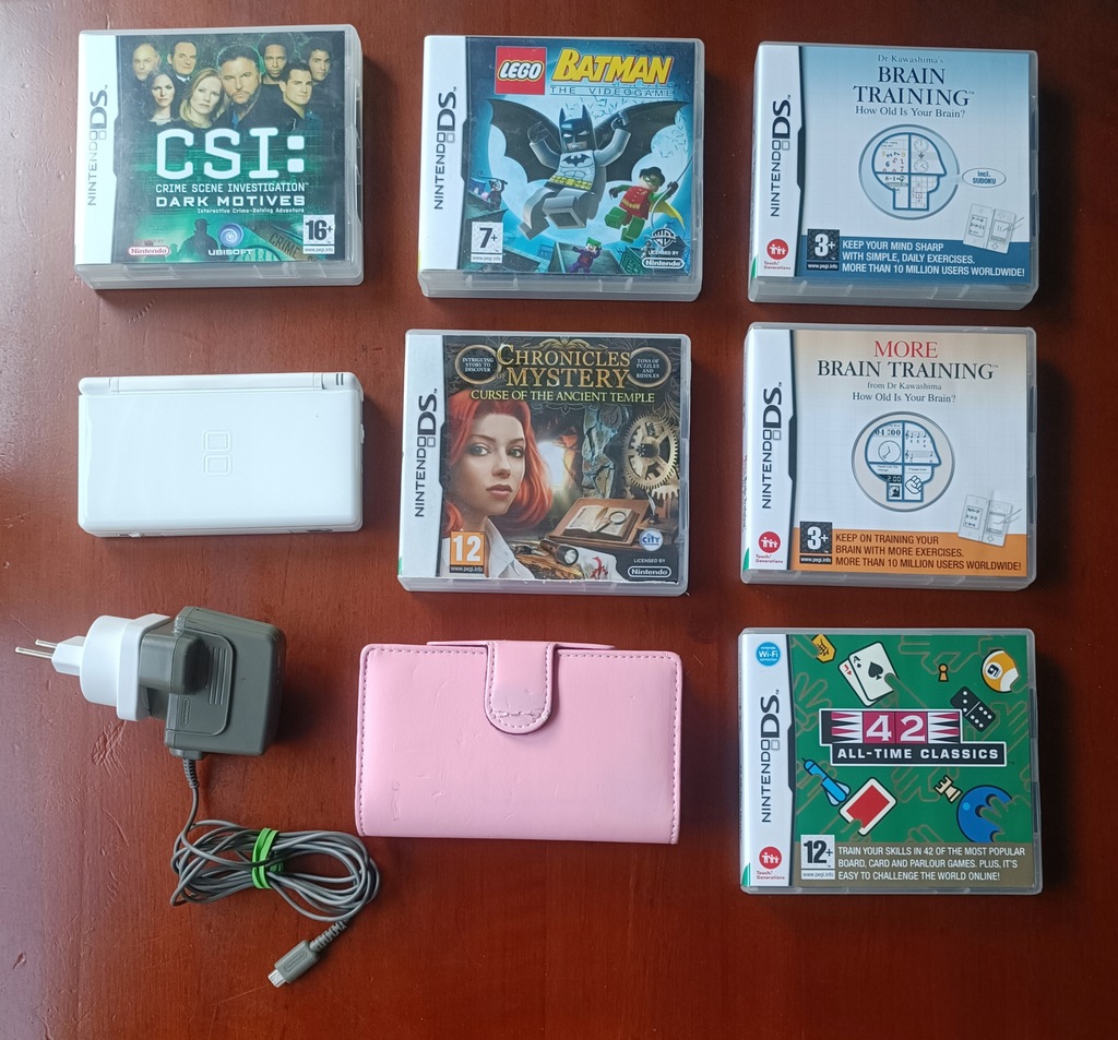 Konsola Nintendo DS Lite biała GRY