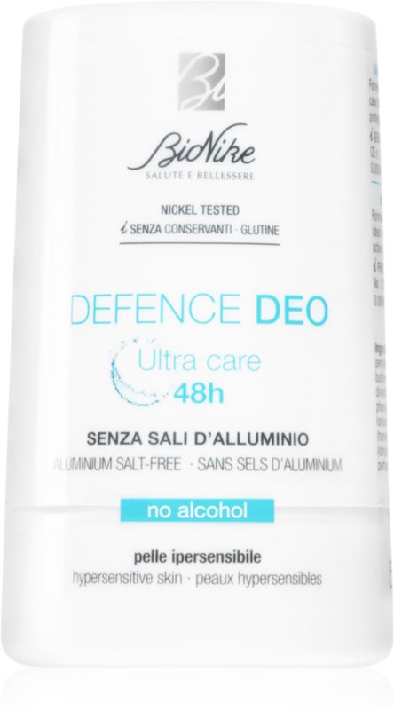 BioNike Defence Deo dezodorant roll-on bez soli aluminium do skóry wrażliwe
