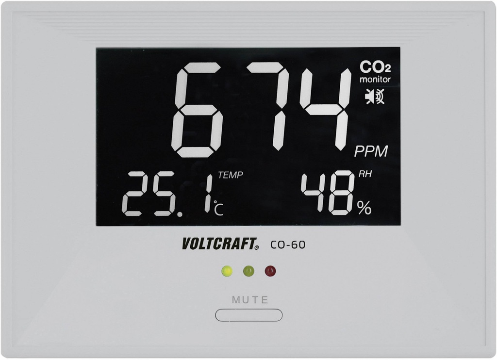 Miernik jakości powietrza Voltcraft CO-60