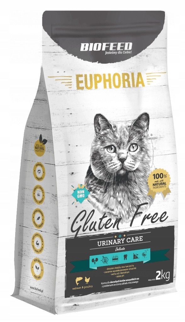 BIOFEED Euphoria Gluten Free Cat Urinary Care 2kg