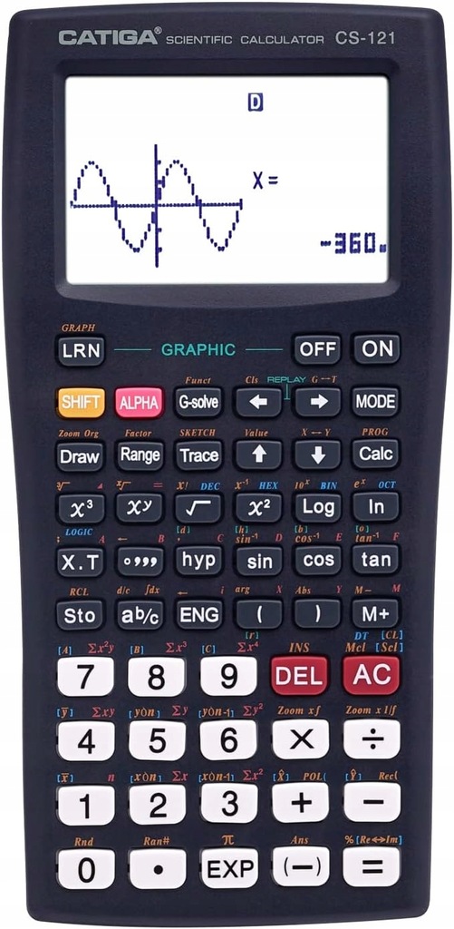 Catiga CS121 Kalkulator graficzny Kalkulator naukowy i inżynieryjny