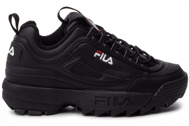 39 BUTY DAMSKIE FILA DISRUPTOR CZARNE SNEAKERSY