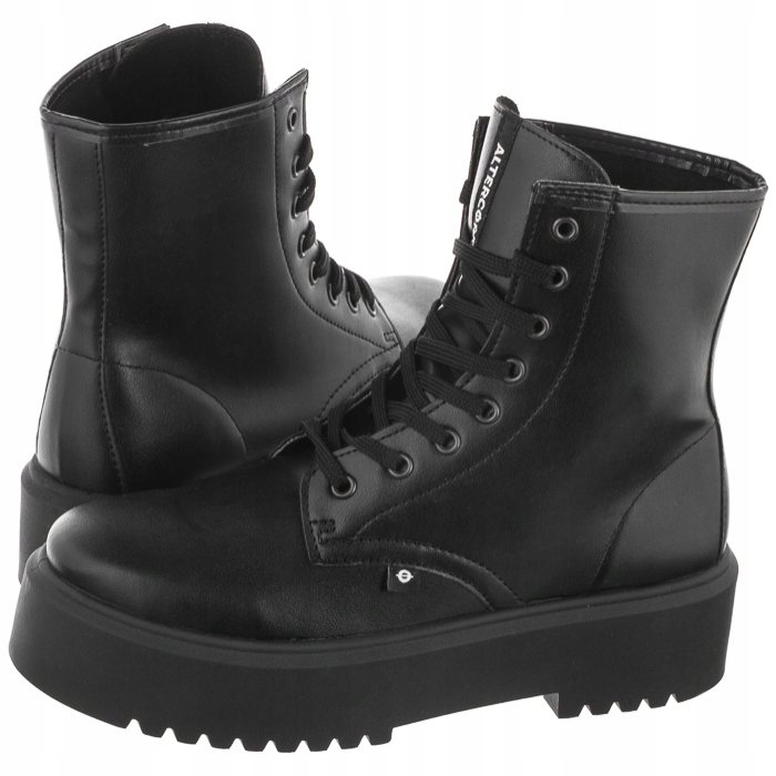 Buty Glany na Platformie Altercore Katie Czarne