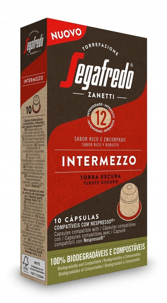 Segafredo Kapsułki SEGAFREDO Intermezzo 10 SZT