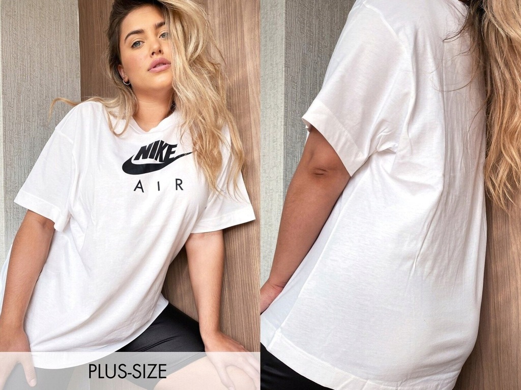 Nike Plus Air Biały t-shirt z logo XL