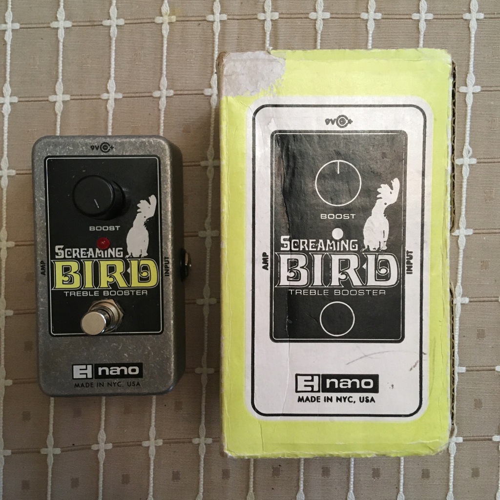 Electro Harmonix EHX Screaming Bird treble booster