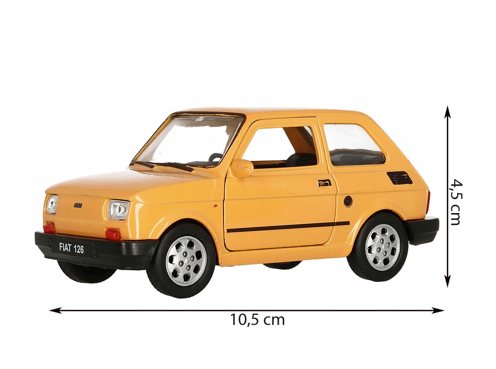 Купить АВТОМОБИЛЬ FIAT 126 MALUCH В МАСШТАБЕ 1:34: отзывы, фото, характеристики в интерне-магазине Aredi.ru