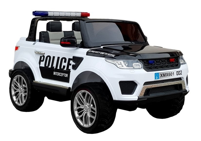 Auto na Akumulator Policyjne XMX601 Białe LEAN CAR