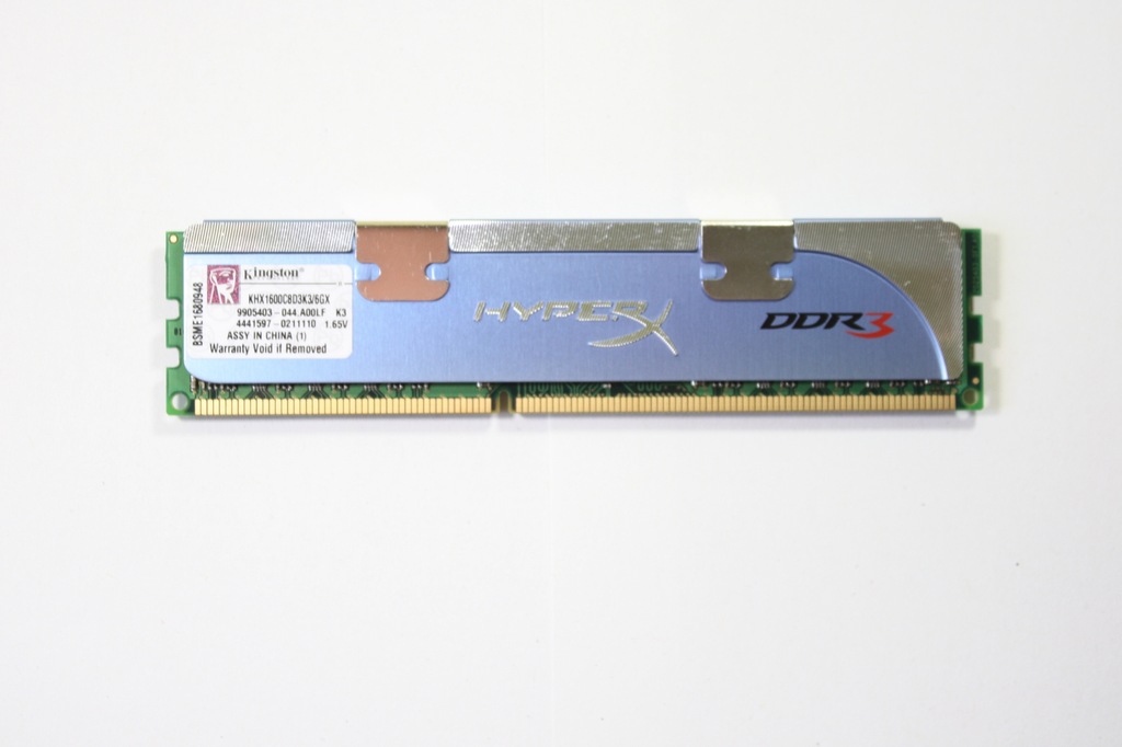 Pamięć RAM Kingston DDR3 6GB(3x2GB) 1600