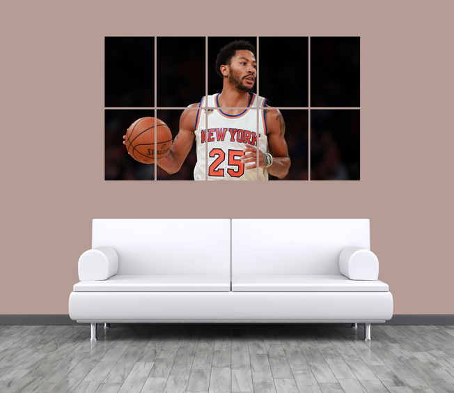 OBRAZ PLAKAT Derrick Rose New York Knicks NBA
