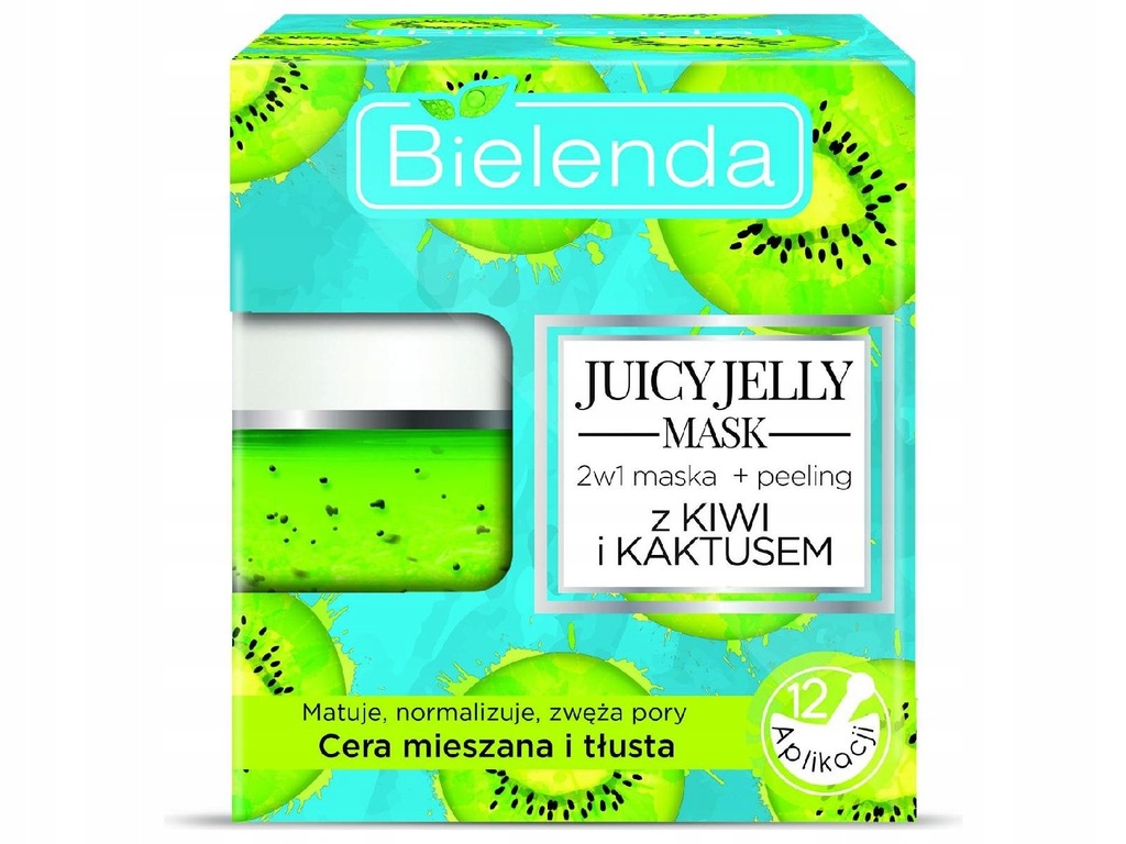 Bielenda Juicy Jelly 2w1 maska + peeling 50g - - oficjalne archiwum Allegro