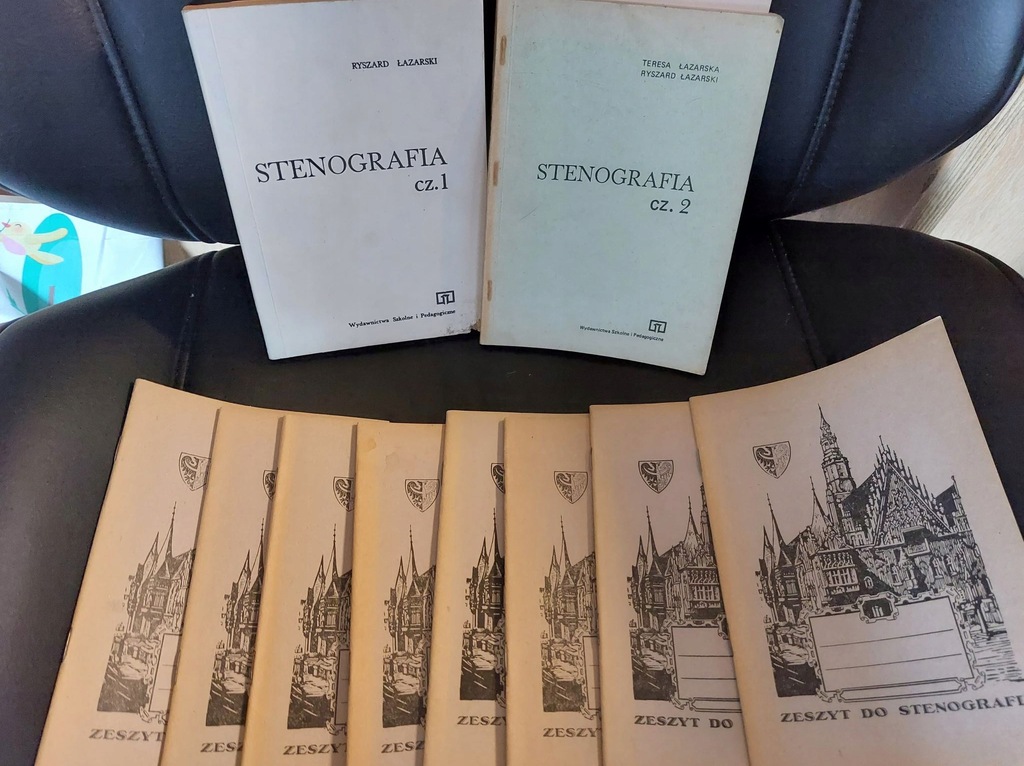 Stenografia t. 1/2. Ryszard Łazarski + zeszyty