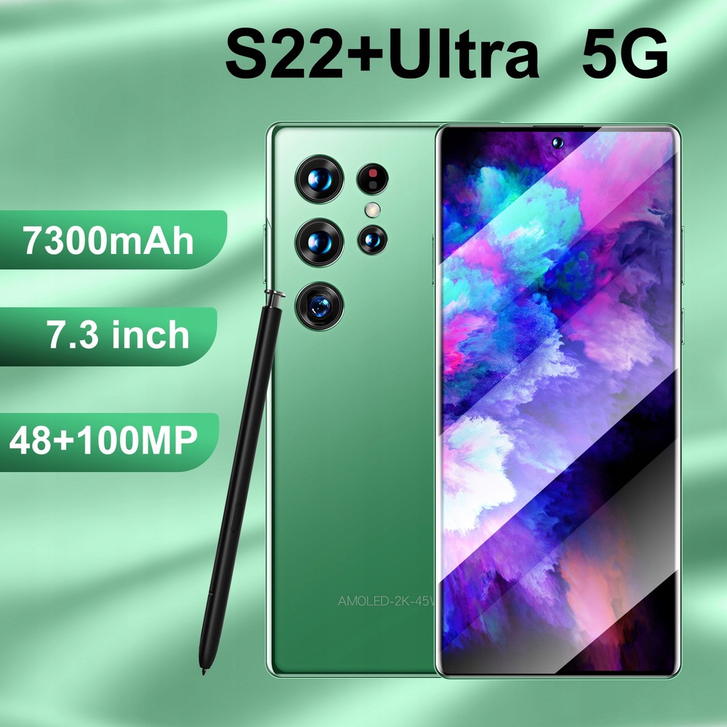 S22 Ultra 7.3" 4G Android smartphone HD 3GB/64GB