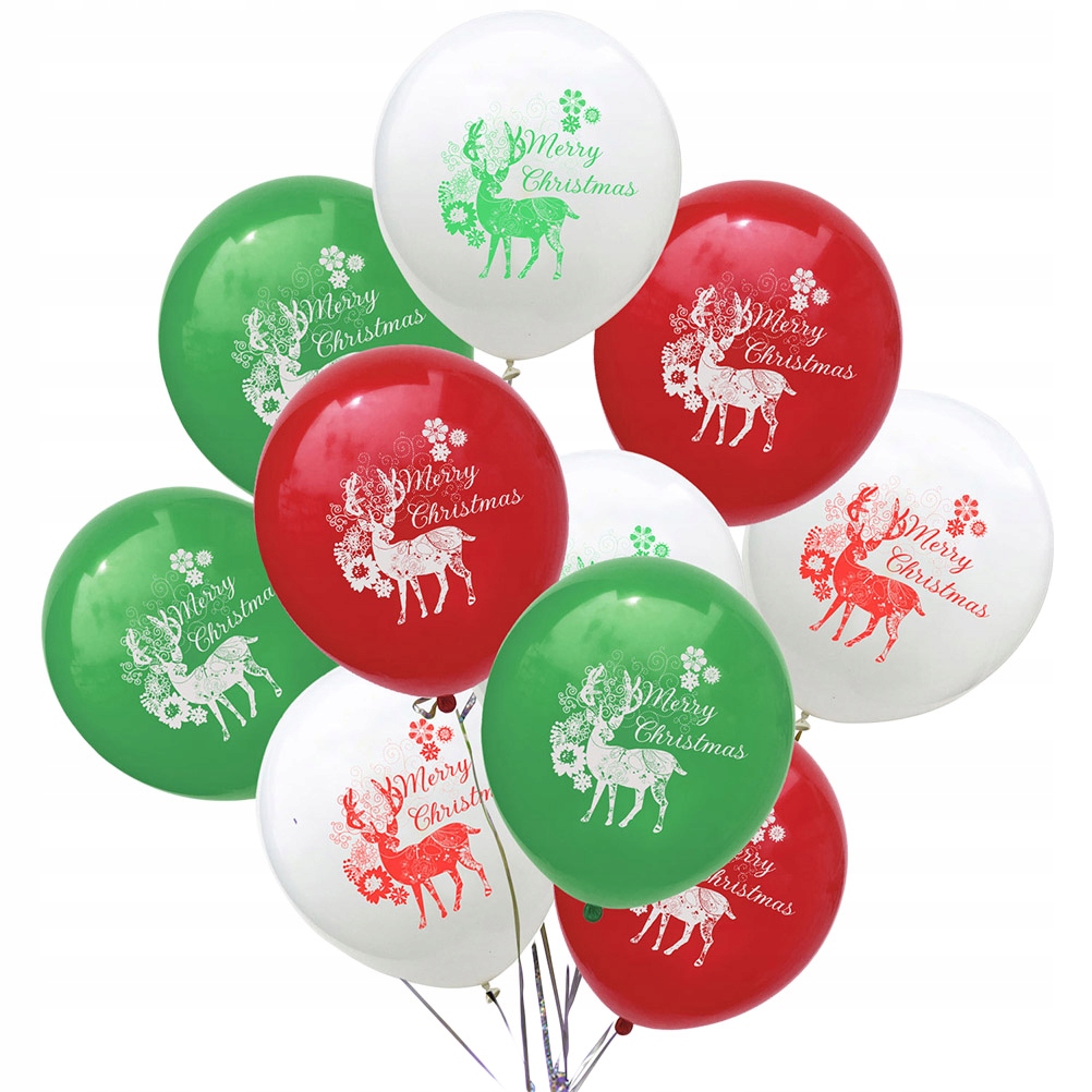 20pcs Xmas Film Balloon Xmas Mylar Balloons