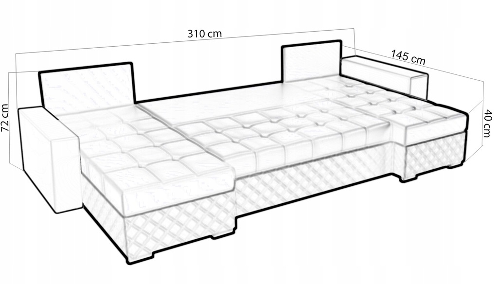 Купить BASEL раскладной угловой диван с функцией сна: отзывы, фото, характеристики в интерне-магазине Aredi.ru