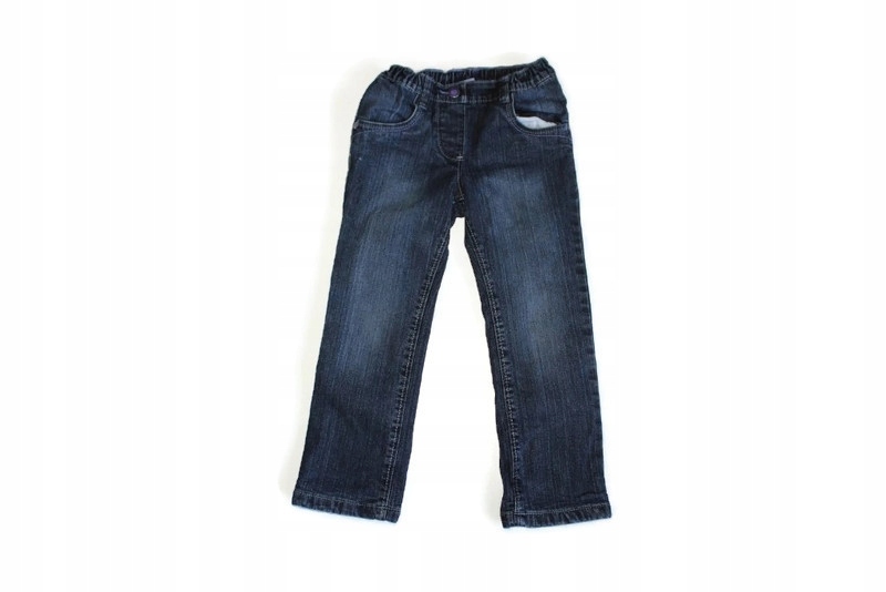 ah324*LUPILU*Spodnie jeans podszewka na gumce 104