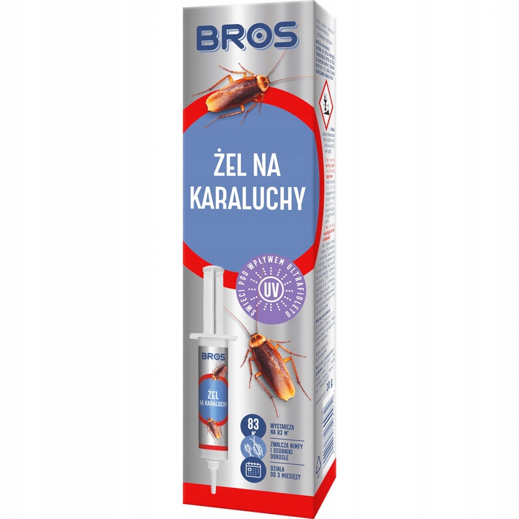 BROS KAPTER ŚRODEK ŻEL TRUTKA PRZYNĘTA NA KARALUCHY PRUSAKI KARACZANY