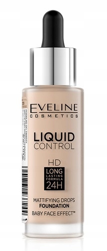 Eveline podkład Liquid Control HD 010 Light Beige