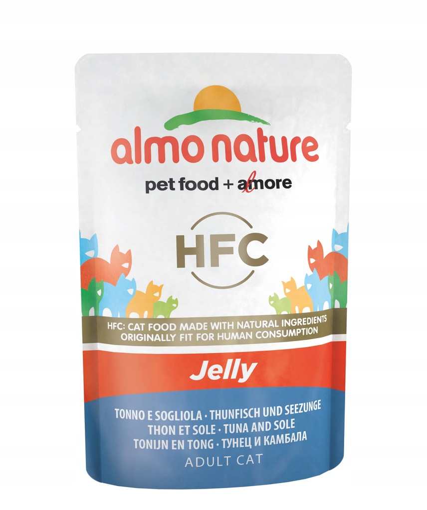 ALMO NATURE HFC Jelly - tuńczyk i sola 55 g