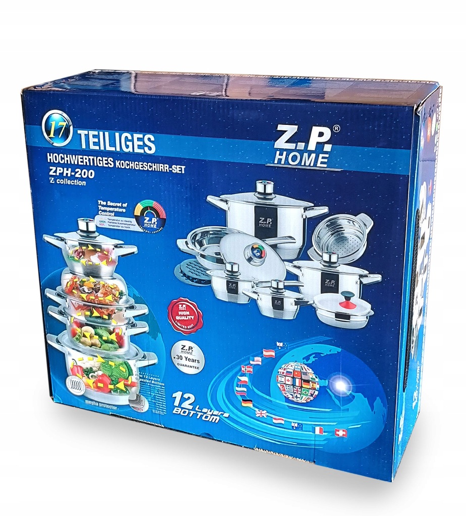 玉鋼　No.17 約300g 4個セット Komplet garnków Teiliges ZPH-200 Z.P. HOME - 14261492448