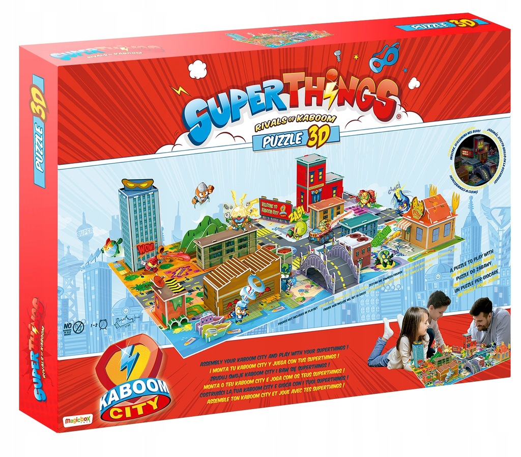 Купить 3D-пазл SuperThings Kaboom City Magic Box: отзывы, фото и ...
