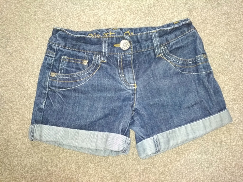 Next, jeansowe szorty dla dziewczynki, rozm. 128