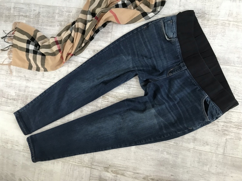 NEXT H&M MAMA__jeans ciążówki 48 ciążowe SLIM