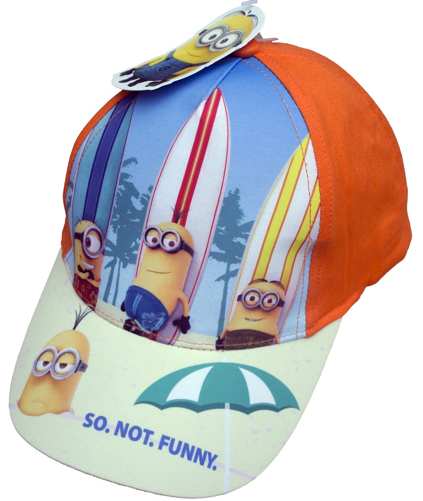 CZAPKA Z DASZKIEM MINIONKI MINIONS 54 CM