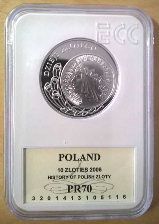 10 ZŁ 2006 DZIEJE ZŁOTEGO GRADING PR70