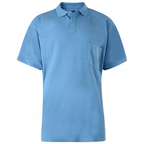 KAM 501A Koszulka Polo Błękitna Duże Rozmiary 3XL