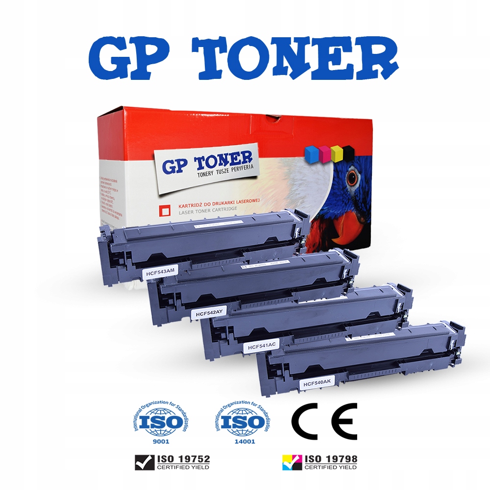 4x Toner do HP Color LaserJet Pro M254dw M254nw 7176185133 oficjalne archiwum Allegro