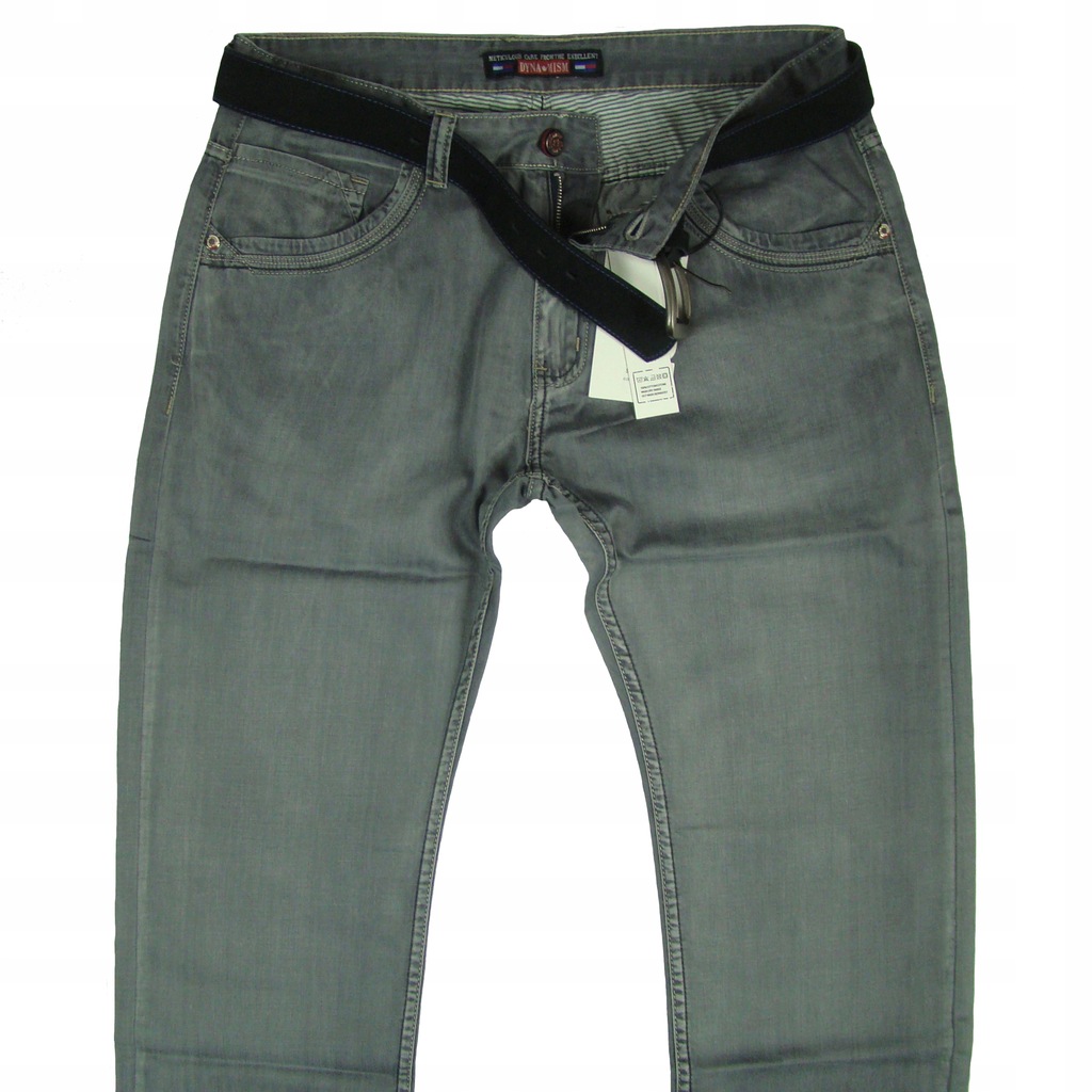Spodnie jeans szare pas 104cm RDS 40/34 -DM595