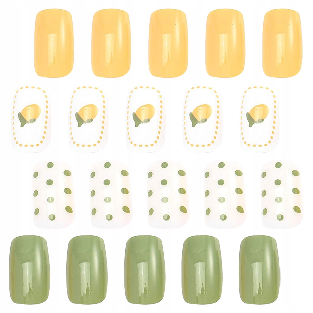 Nail Stickers Kids Fake Nails Press-on Tips