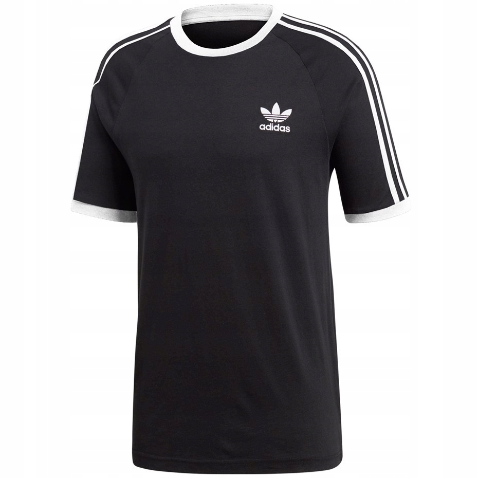 Koszulka męska adidas 3 Stripes Tee czarna CW1202