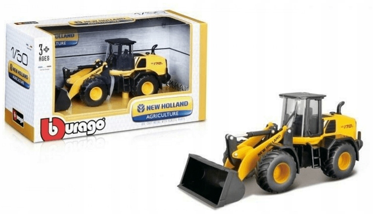 New Holland W170D Yellow/Black1:50 BBurago