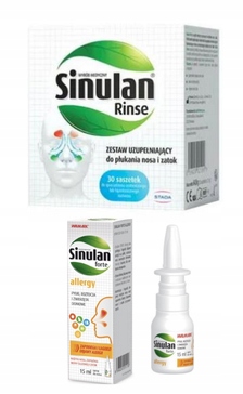 ZEST DO PŁUKANIA NOSA I ZATOK + SINULAN FORTE 15ML