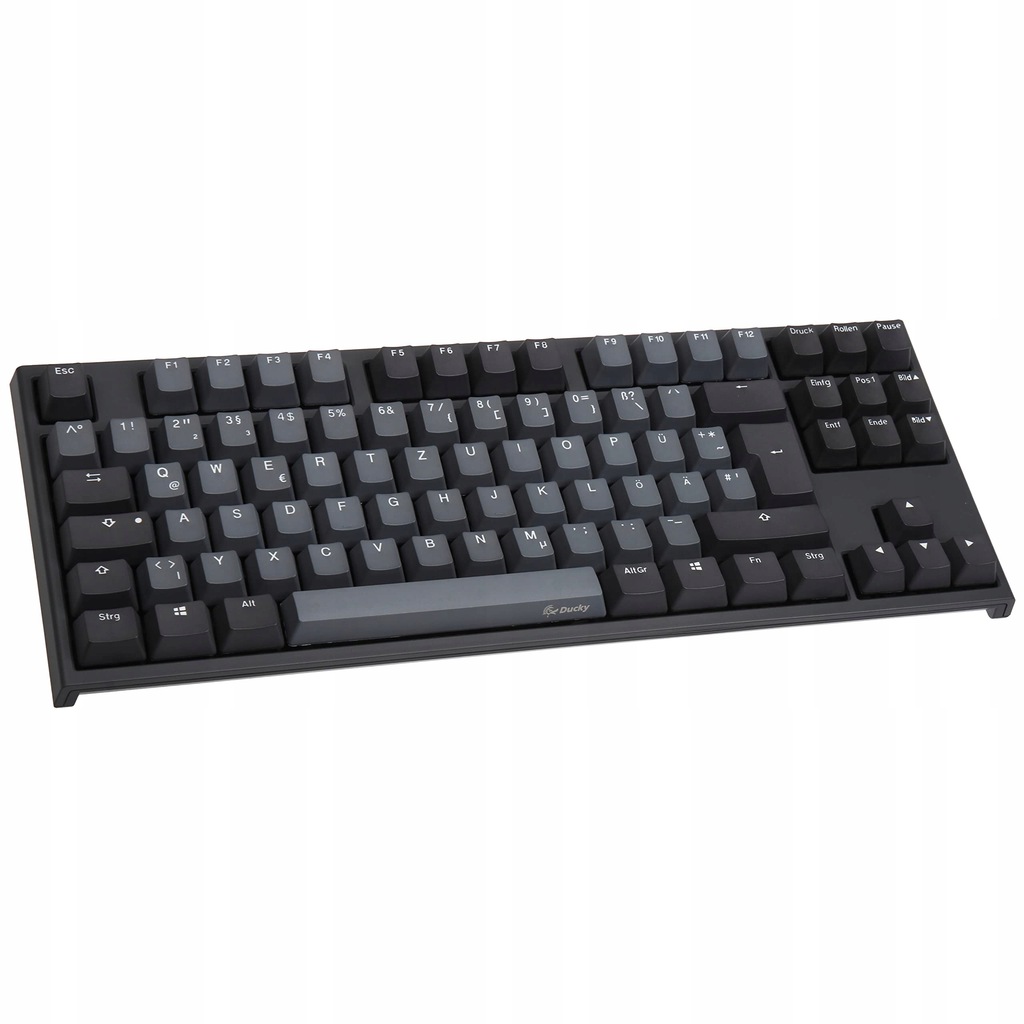 Ducky One 2 TKL Skyline PBT Gaming Keyboard, MX-Blue - grau