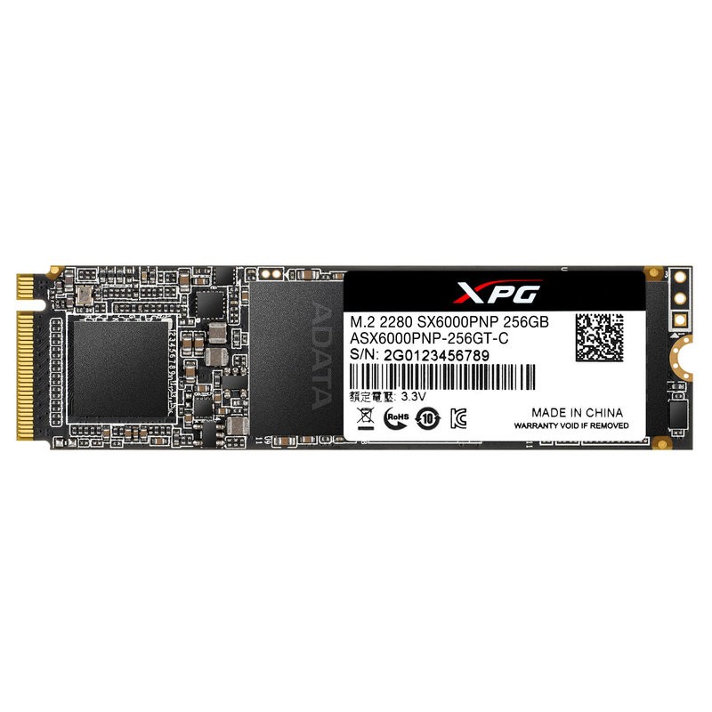 Dysk SSD XPG SX6000Pro 256G PCIe 3x4 2.1/1.2 GB/s