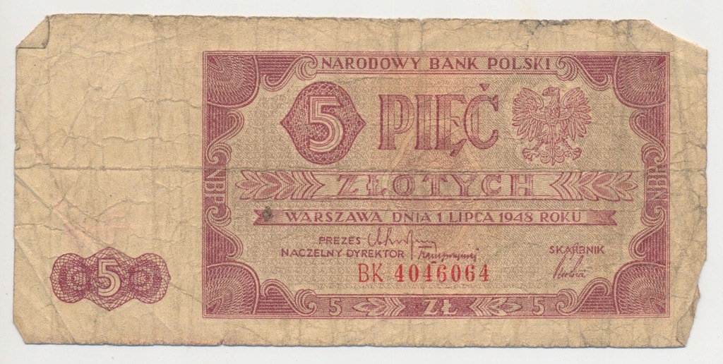 4295. 5 zł 1948 - BK - st.5+