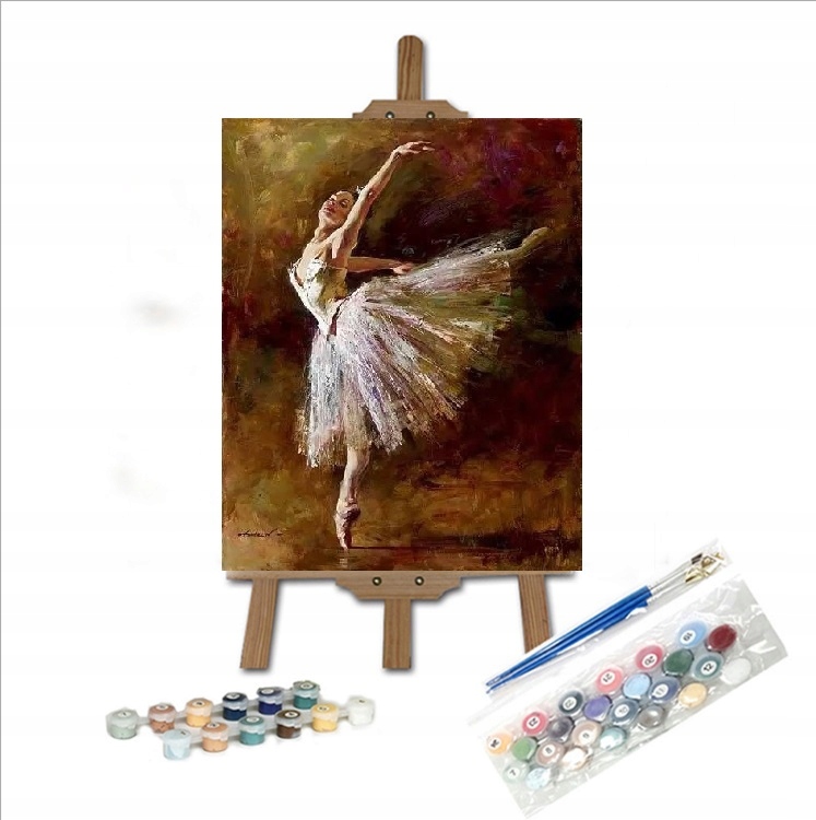 Купить Картина по номерам Балерина 40х50 ПИАСТ: отзывы, фото и ...