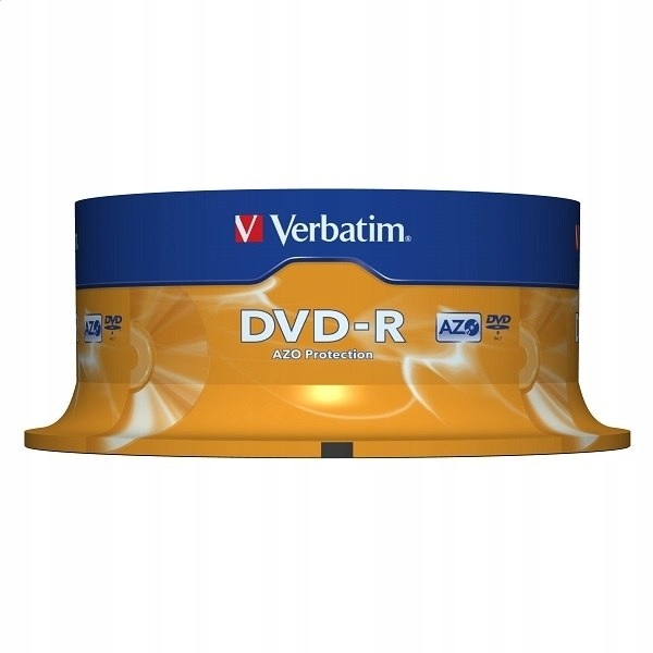 VERBATIM DVD-R 4,7GB 16X CAKE*25 43522